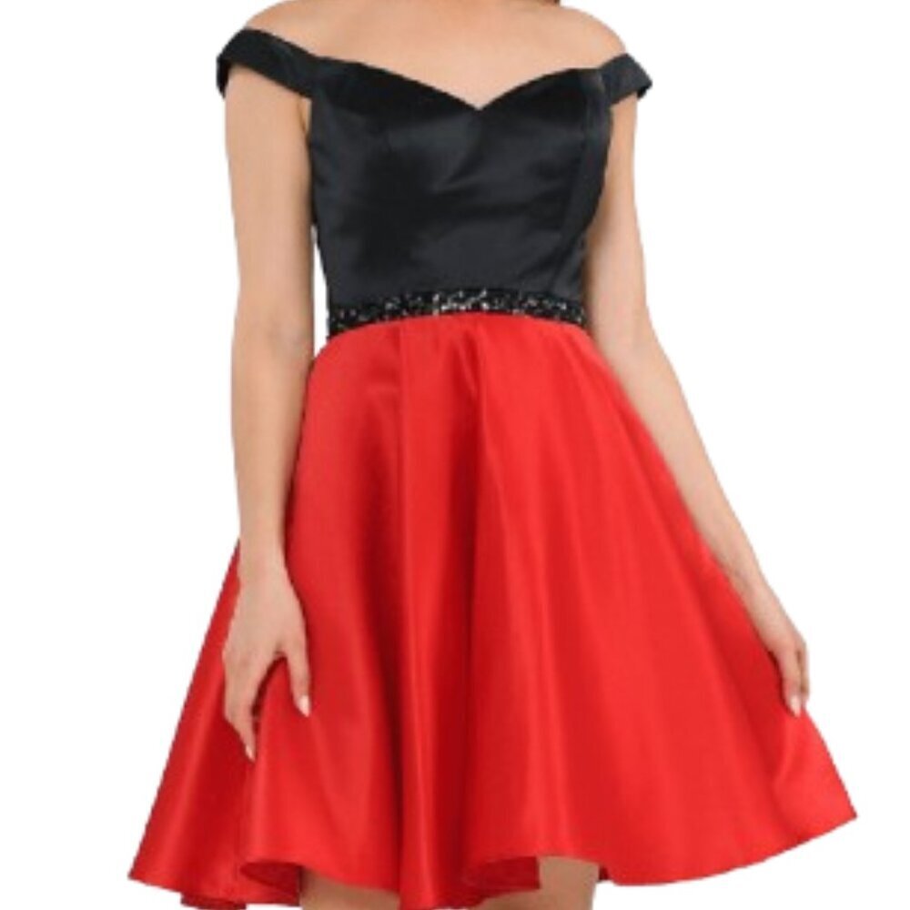 SALE NWT Poly USA 8532 Satin Cocktail Dresses Purple size M